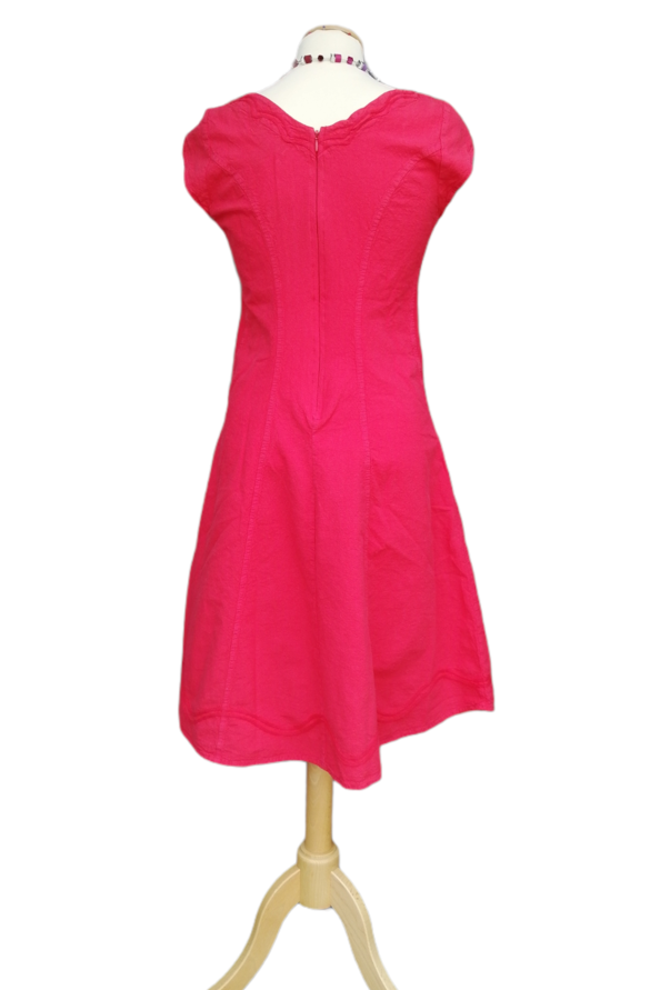 Kleid Rot PO 129 100% Baumwolle