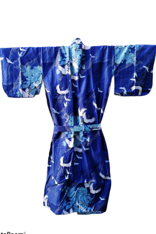 Kimono Japan 594 blau rot Gr. L